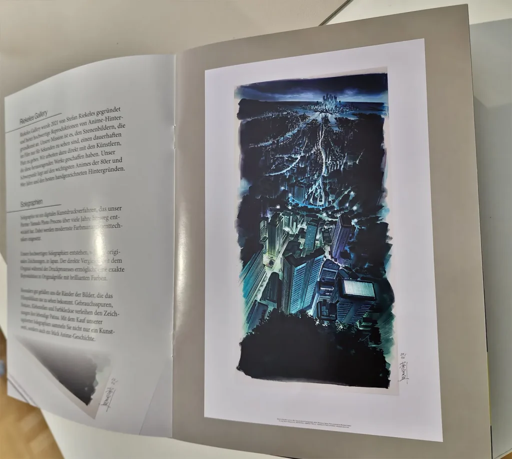 Auszug aus Stefan Riekeles 32-seitigem Booklet Riekeles Gallery aus der Ghost in the Shell 4K Collector's Edition