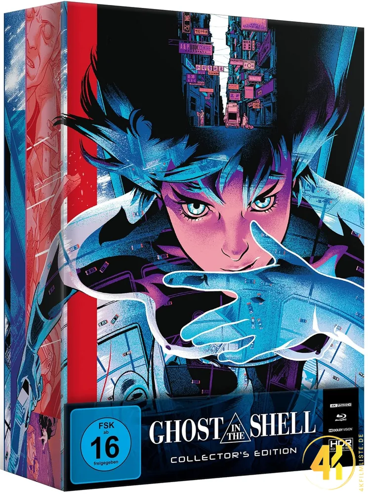 Ghost in the Shell 4K Digipak Collectors Edition Ultra HD Blu-ray Disc