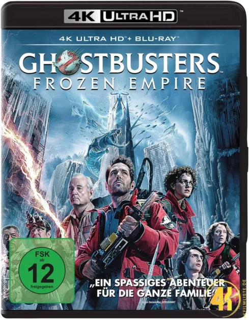 Ghostbusters Frozen Empire 4K Blu-ray Ultra HD Blu-ray Disc