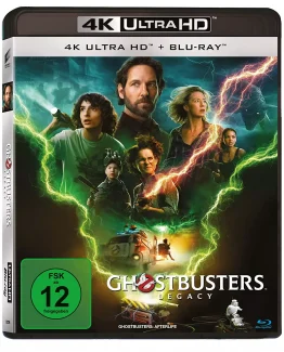 Ghostbusters: Legacy - 4K Blu-ray Disc (UHD + Blu-ray Disc) Cover mit Paul Rudd