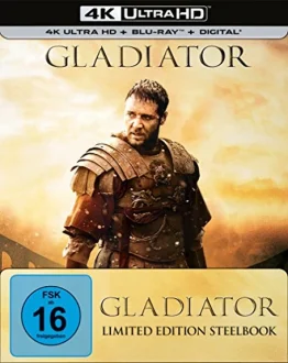 Gladiator 4K Steelbook UHD Blu-ray Disc