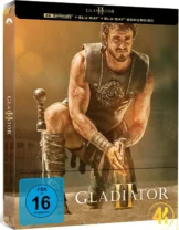 Gladiator II 4K Steelbook Ultra HD Blu-ray Disc