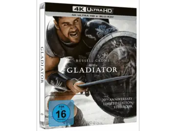 Gladiator 4k Ultra HD Steelbook mit Russell Crowe als Maximus