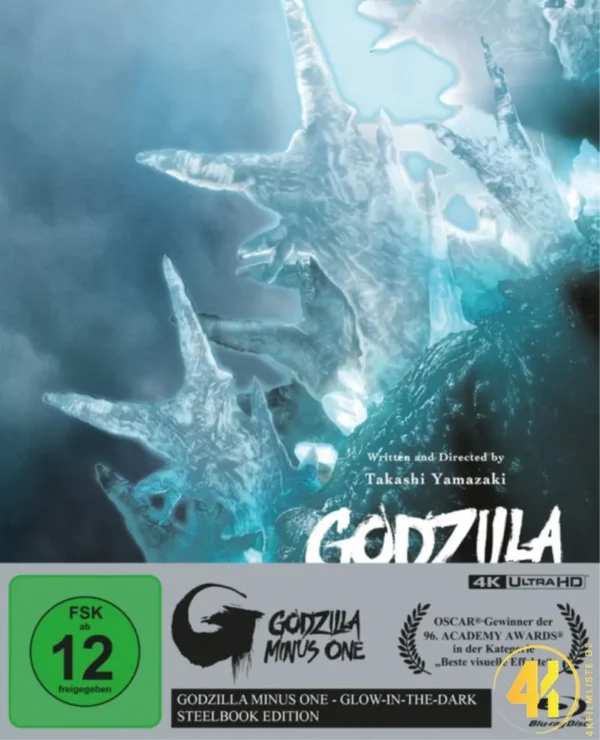 Godzilla Minus One/Minus Color (Glow-in-the-dark) – 4K Steelbook (UHD + Blu-ray Disc)