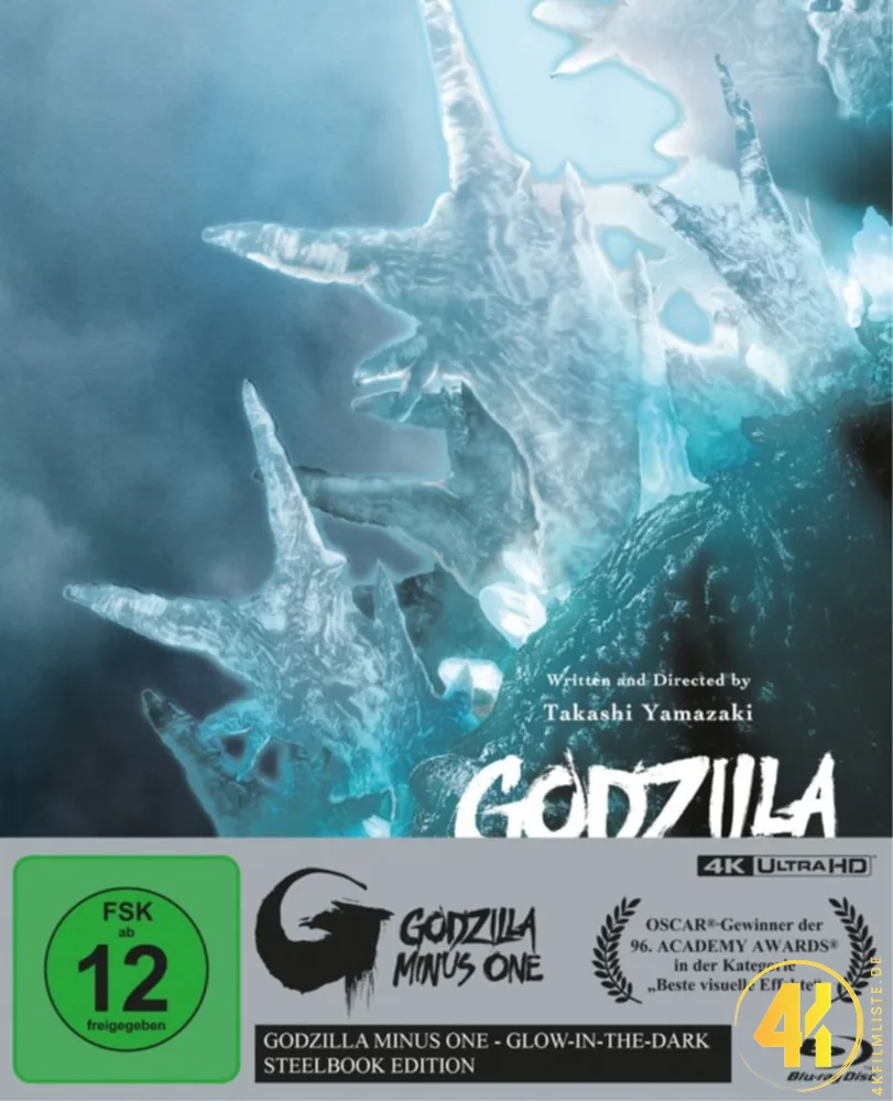 Godzilla Minus One/Minus Color (Glow-in-the-dark) – 4K Steelbook (UHD + Blu-ray Disc)