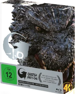 Godzilla minus One Black and White Edition Digipak Ultra HD Blu-ray Disc