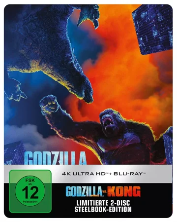 Godzilla vs. Kong 4K Steelbook mit UHD Blu-ray Disc (2 Disc Set)
