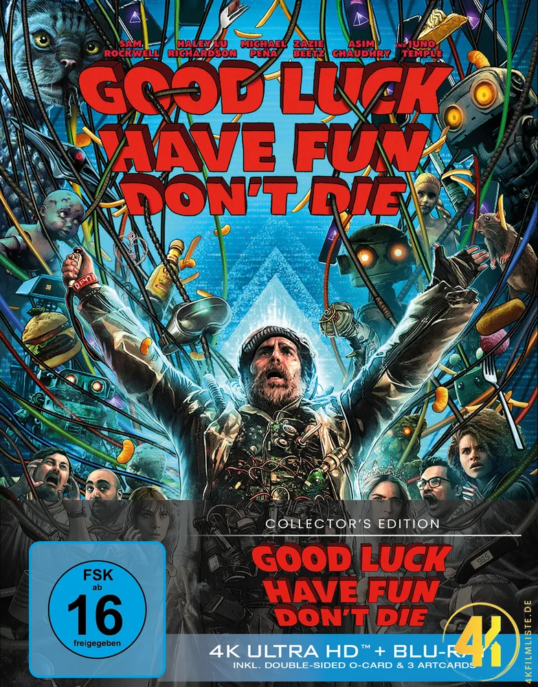 Good Luck Have Fun Dont Die 4K Blu-ray Ultra HD Blu-ray Disc