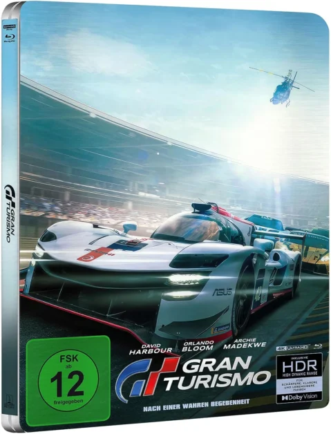 Gran Turismo – 4K Steelbook B (UHD + Blu-ray Disc)