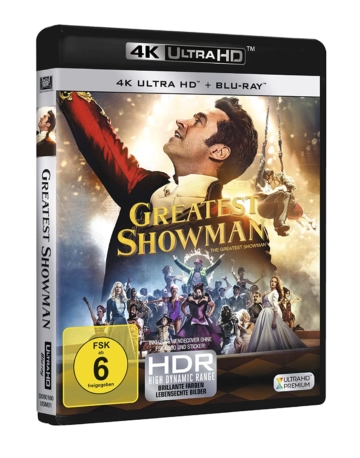 3D-Ansicht Greatest Showman 4K Blu-ray