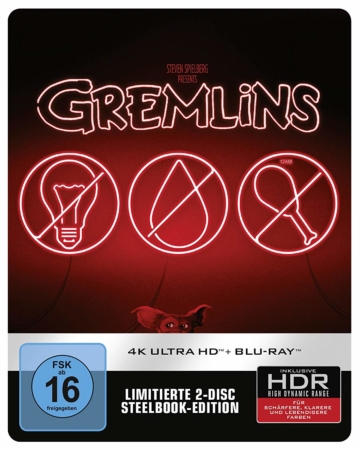 Gremlins im exklusiven 4K Ultra HD Blu-ray Steelbook