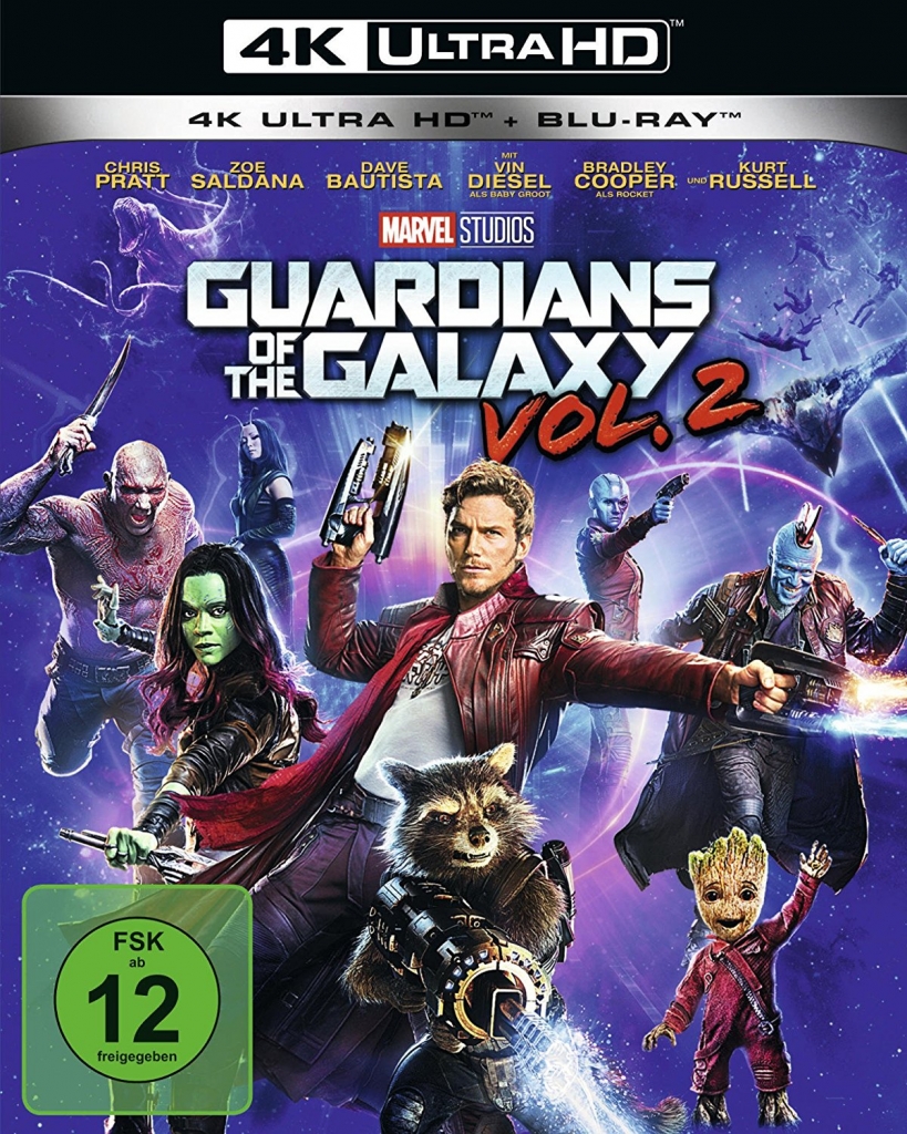 Guardians of the Galaxy 2 - UHD Blu-ray Cover