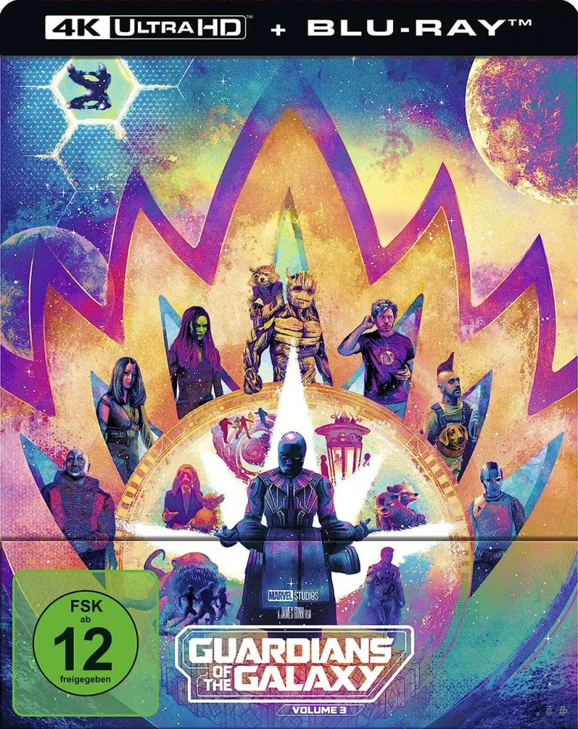 Guardians of the Galaxy Vol. 3 4K Steelbook Ultra HD Blu-ray Disc