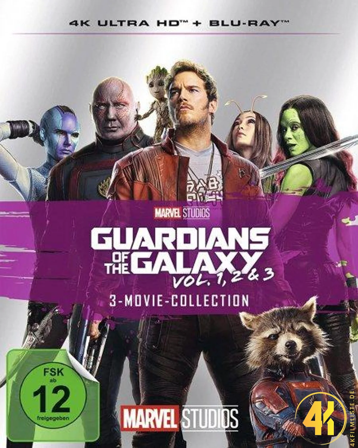 Guardians of the Galaxy (3 Movie Collection) – 4K Blu-ray (UHD + Blu-ray Disc)