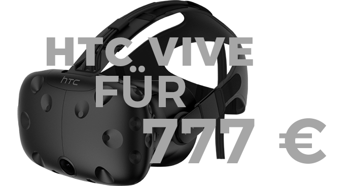 Gaming mal anders – HTC Vive zum Sonderpreis inkl. Versandkosten