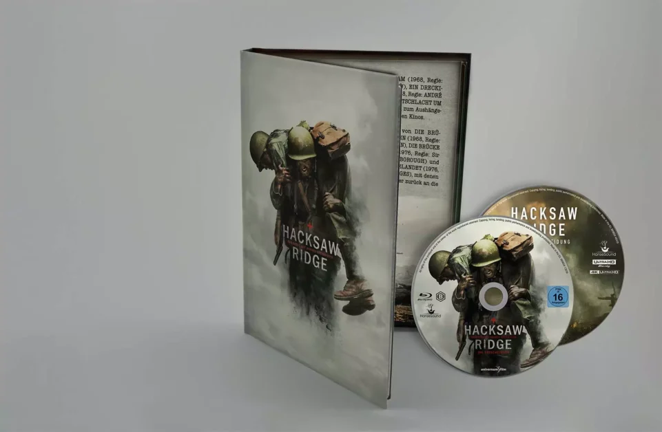 Produktabbildung Hacksaw Ridge - 4K UHD Mediabook (Cover A) (UHD + Blu-ray Disc)