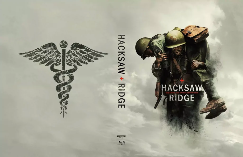 Hacksaw Ridge - 4K Mediabook (Frontcover / Backcover) (Cover A)