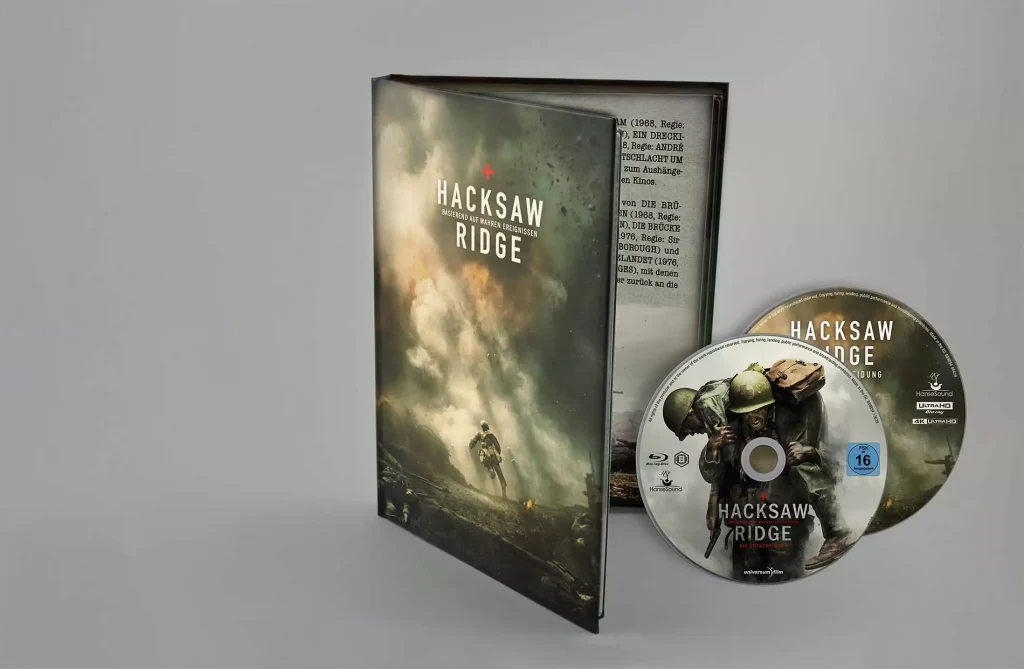 Produktabbildung Hacksaw Ridge - 4K UHD Mediabook (Cover B) (UHD + Blu-ray Disc)