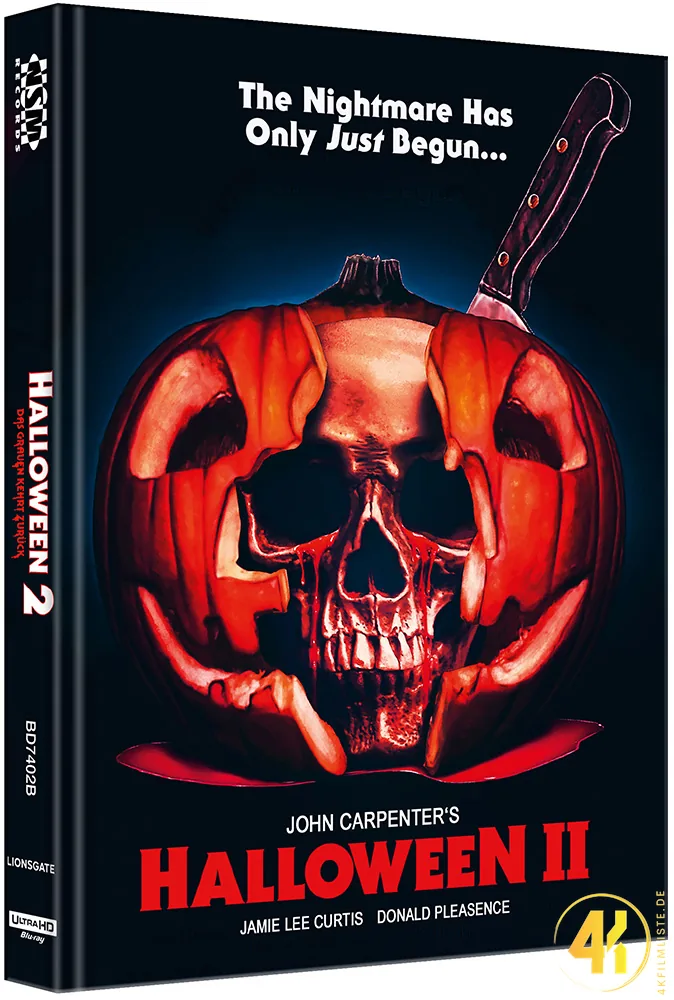 Halloween 2 4K Mediabook Cover B Ultra HD Blu-ray Disc