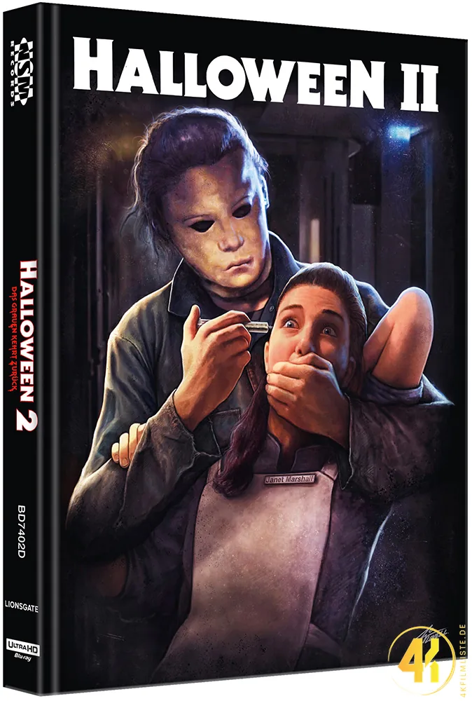 Halloween 2 Das Grauen kehrt zurück 4K Mediabook Cover D Ultra HD Blu-ray Disc