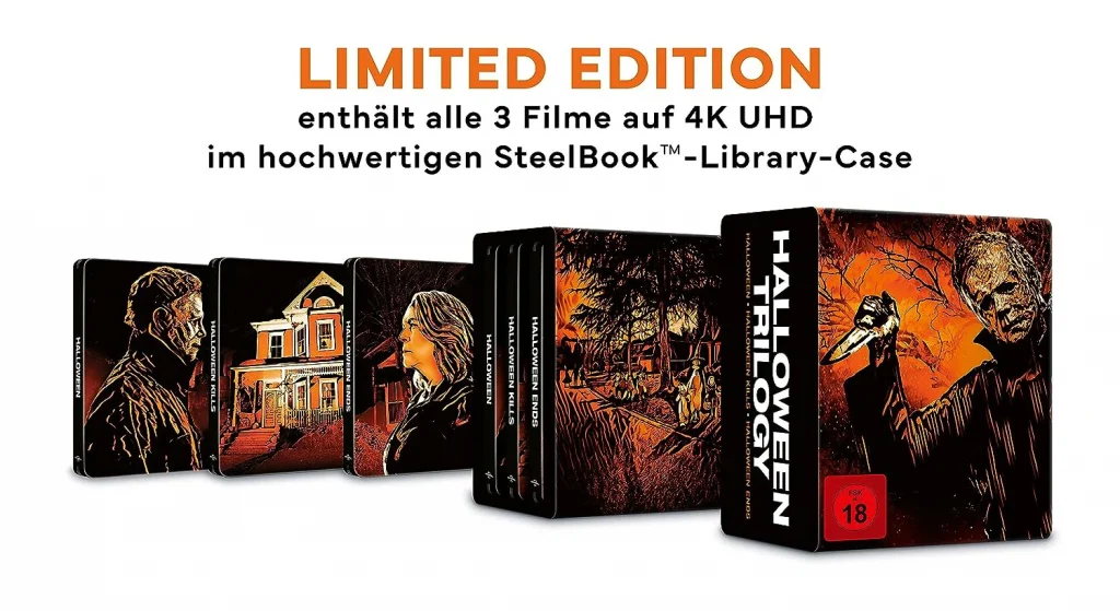 Halloween Ends Trilogie im 4K UHD Steelbook