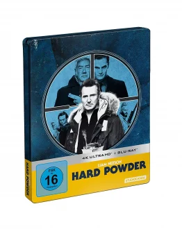 Hard Powder mit Liam Neeson (4K Steelbook) (UHD + Blu-ray Disc) (Frontcover)