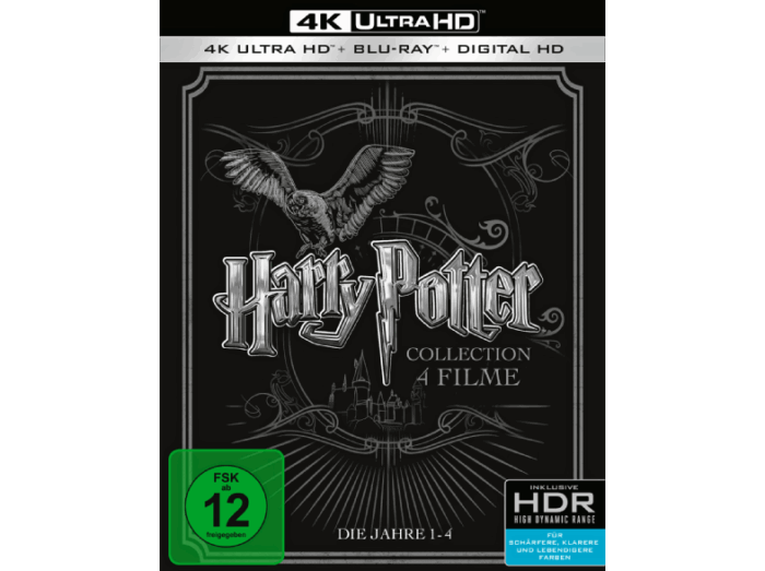 Harry Potter: Jahre 1-4 (8 Disc Set) – 4K Blu-ray (UHD + Blu-ray Disc)
