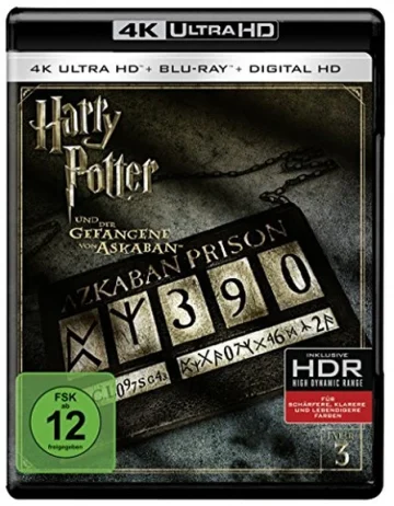 Harry Potter der Gefangene von Askaban 4K Blu-ray UHD Blu-ray Disc
