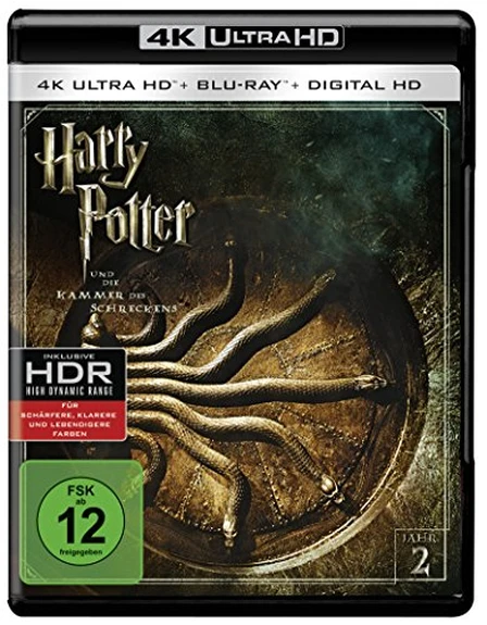 Harry Potter die Kammer des Schreckens 4K Blu-ray UHD Blu-ray Disc