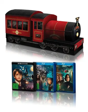 Harry Potter und der Stein der Weisen 4K Blu-ray mit Hogwarts Express Miniatur