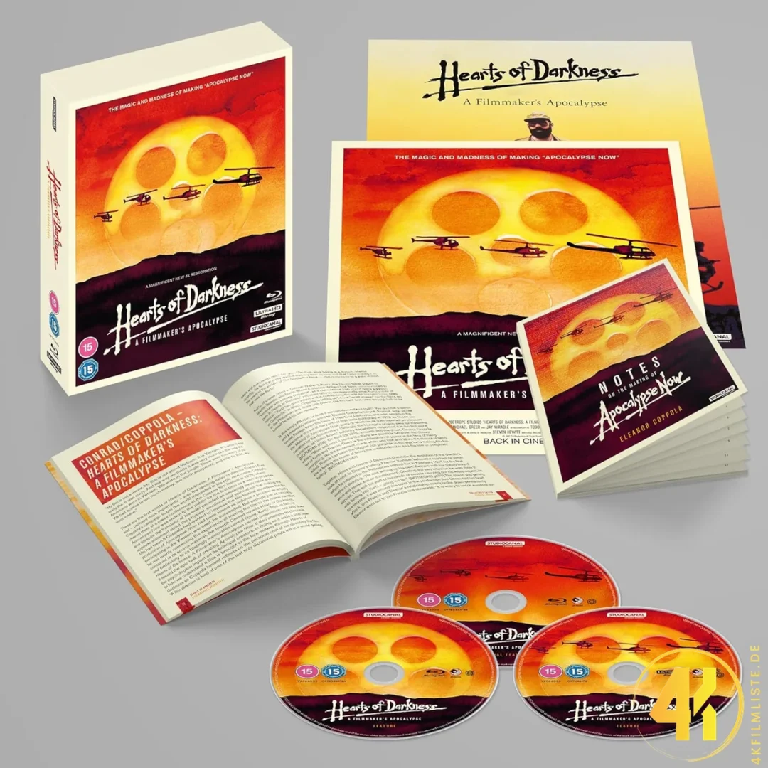 Hearts of Darkness Inlay 4K Blu-ray UHD Keep Case Ultra HD Blu-ray Disc