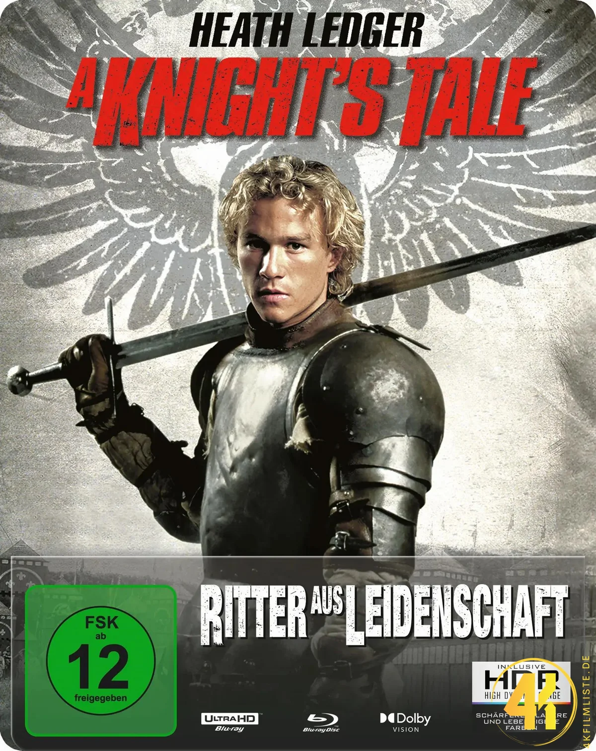 Ritter aus Leidenschaft – 4K Steelbook (UHD + Blu-ray Disc)
