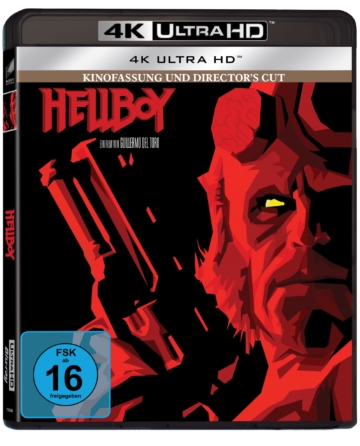 Hellboy 4K UHD Blu-ray Disc Cover - Zeichnung von Hellboy