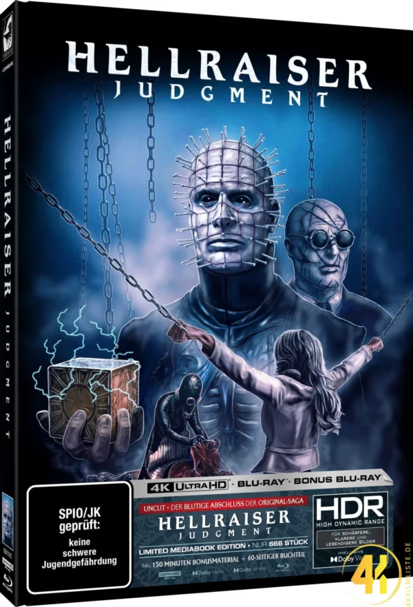 Hellraiser: Judgment (Cover C) – 4K Mediabook (UHD + Blu-ray Disc + Bonus Blu-ray)