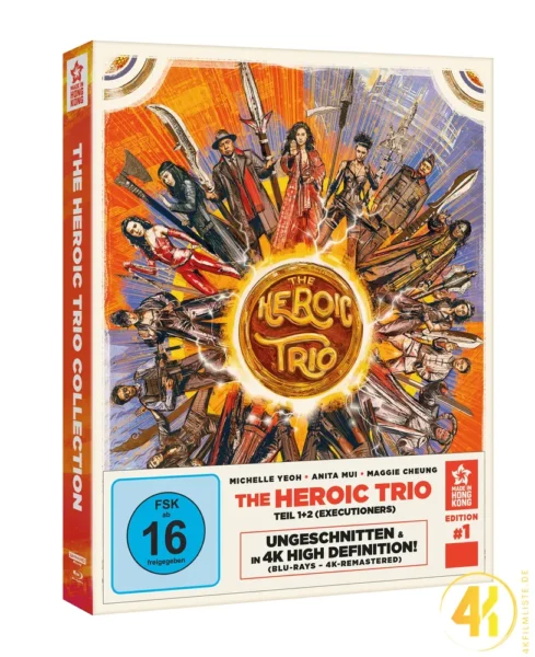 Heroic Trio 4K Bluray Ultra HD Blu-ray Disc
