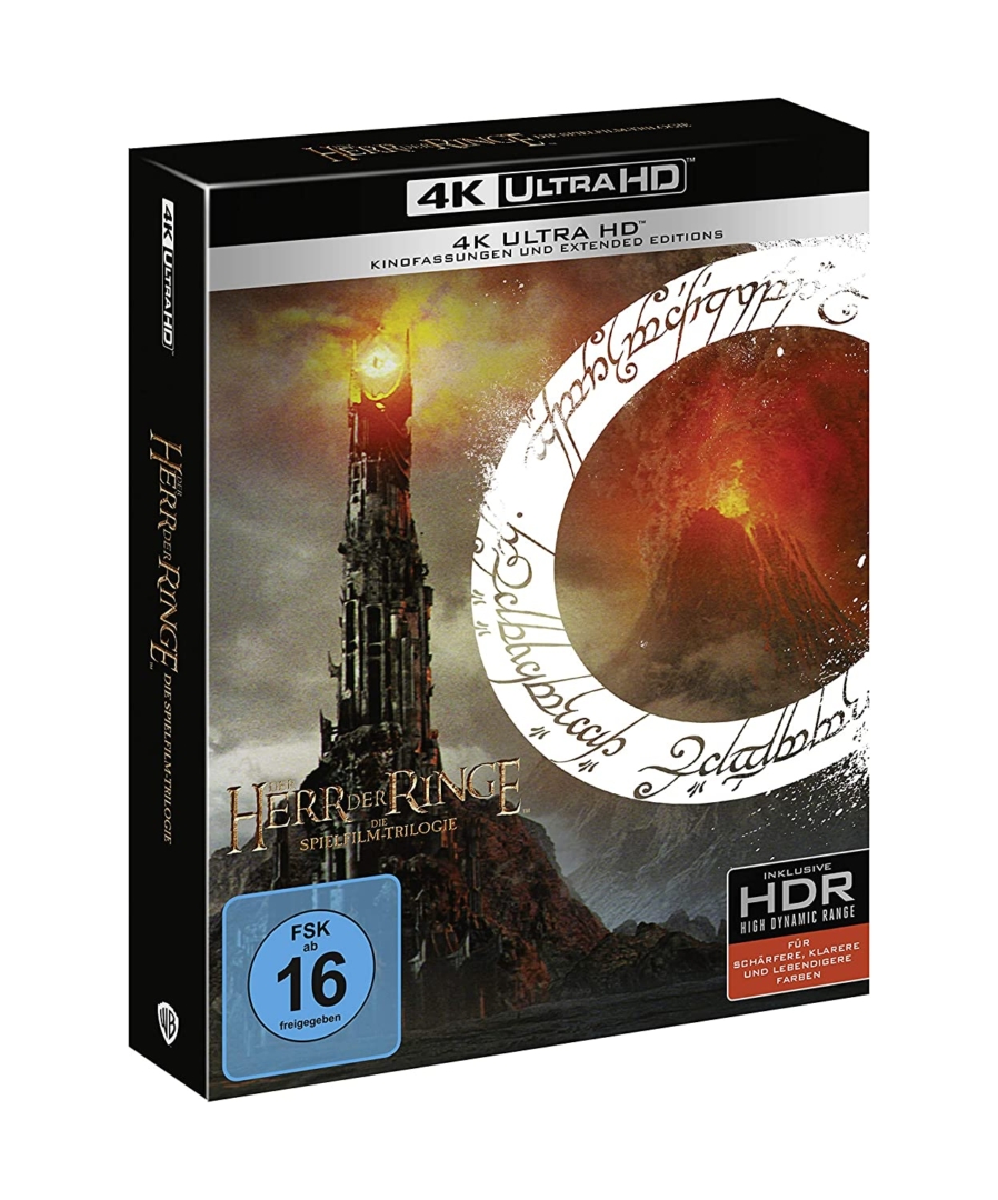 Der Herr der Ringe Trilogie 4K-Set mit FSK 16 Logo