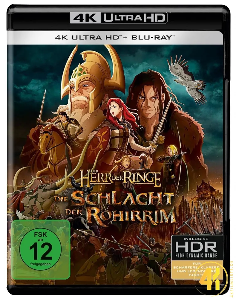 Herr der Ringe Schlacht der Rohirrim 4K Blu-ray Ultra HD Blu-ray Disc