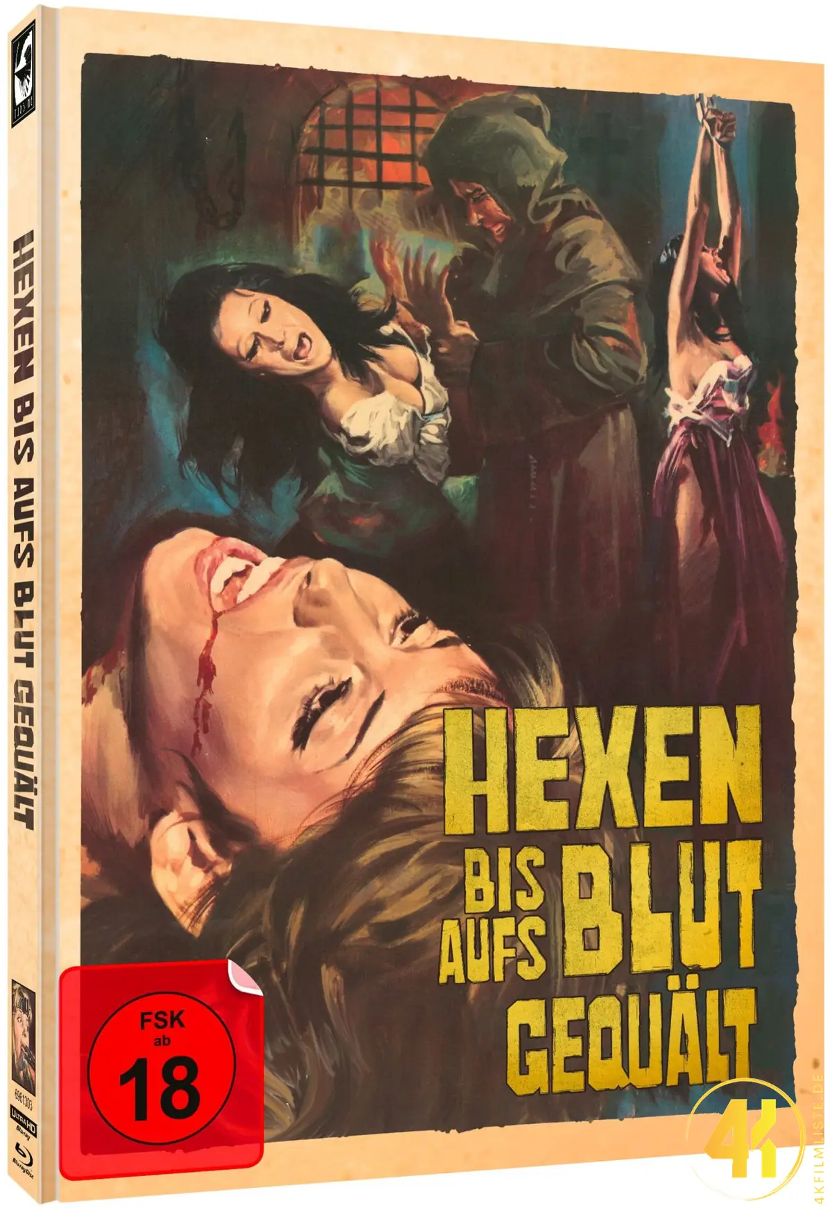 Hexen bis aufs Blut gequält (Cover E) – 4K Mediabook (UHD + Blu-ray Disc + 2x Bonus Blu-ray)