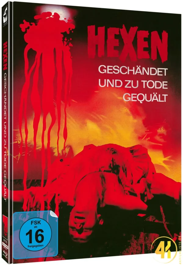 Hexen geschändet und zu Tode gequält (Cover C) – 4K Mediabook (UHD + Blu-ray Disc + Bonus Blu-ray)