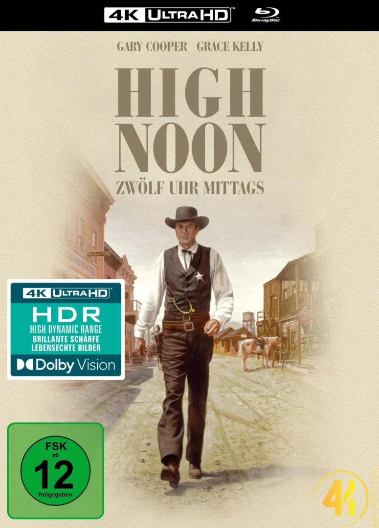 High Noon Dolby Vision 4K Mediabook Ultra HD Blu-ray Disc