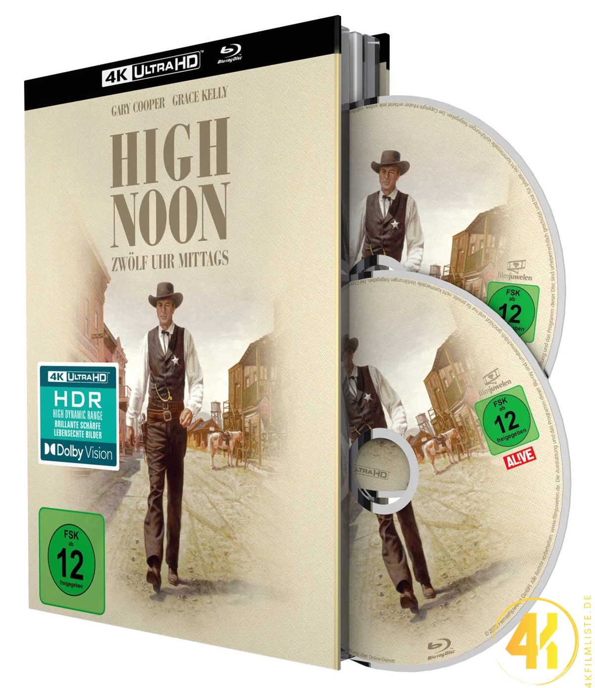 High Noon: 12 Uhr mittags – 4K Mediabook (UHD + Blu-ray Disc)