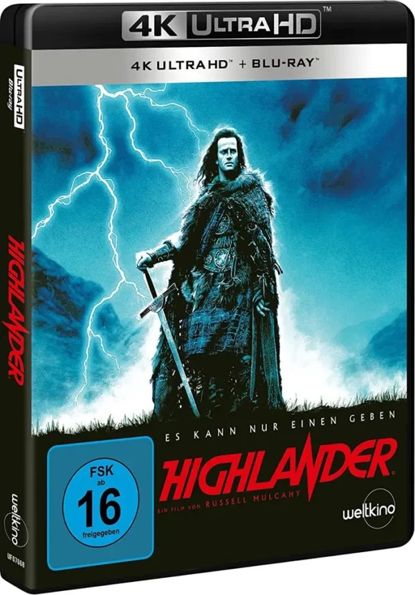Highlander (1986) – 4K Blu-ray (UHD + Blu-ray Disc)