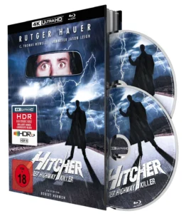 Hitcher Highway Killer 2 Disc Edition 4K Mediabook Ultra HD Blu-ray Disc