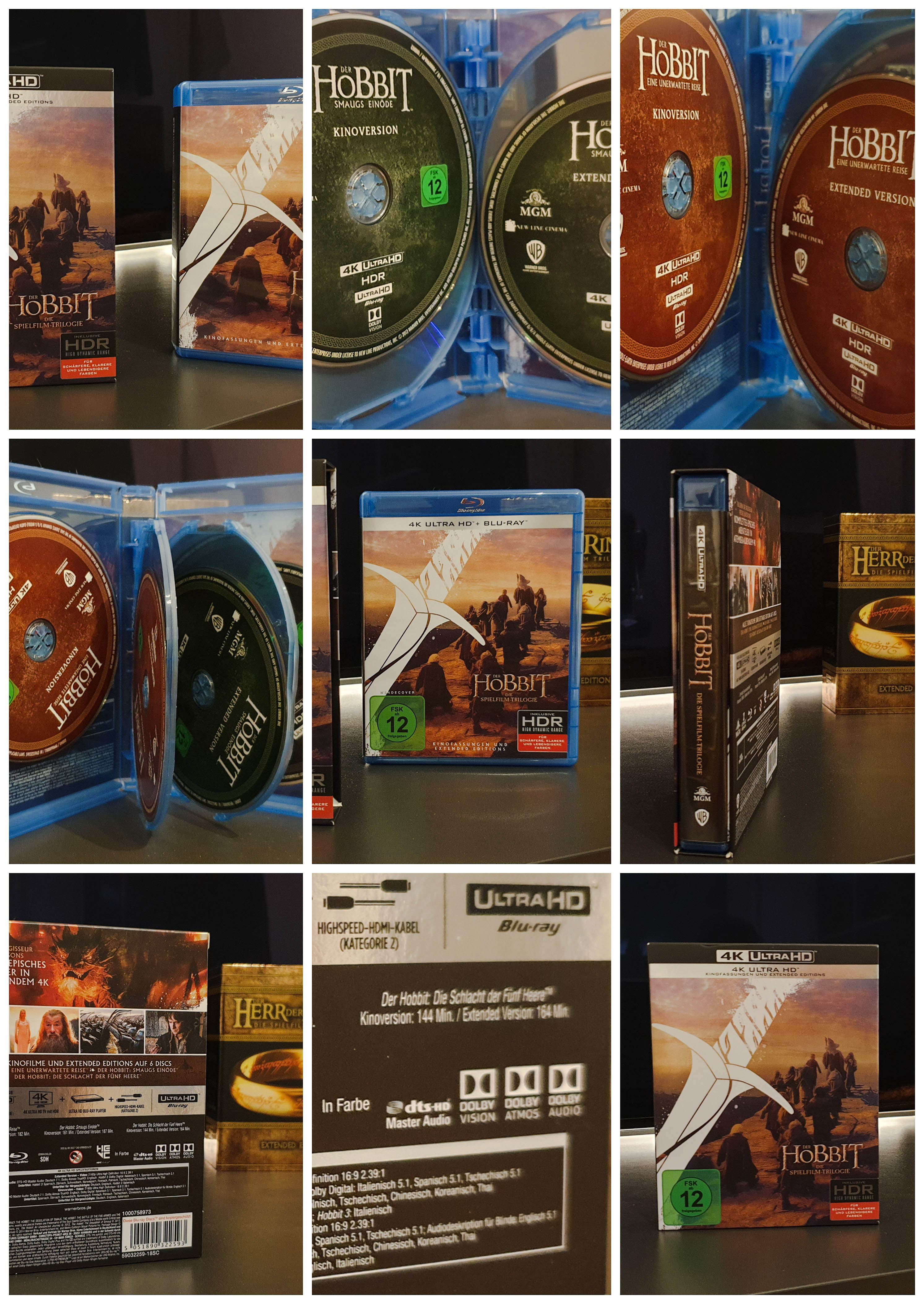 Peter Jacksons Der Hobbit 4K Collection als Foto-Collage