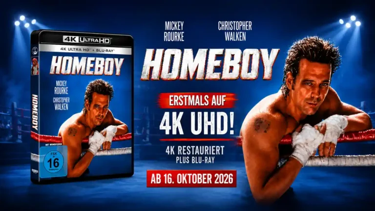 „Homeboy“: Mickey Rourke erstmals auf 4K UHD – Boxdrama mit Christopher Walken
