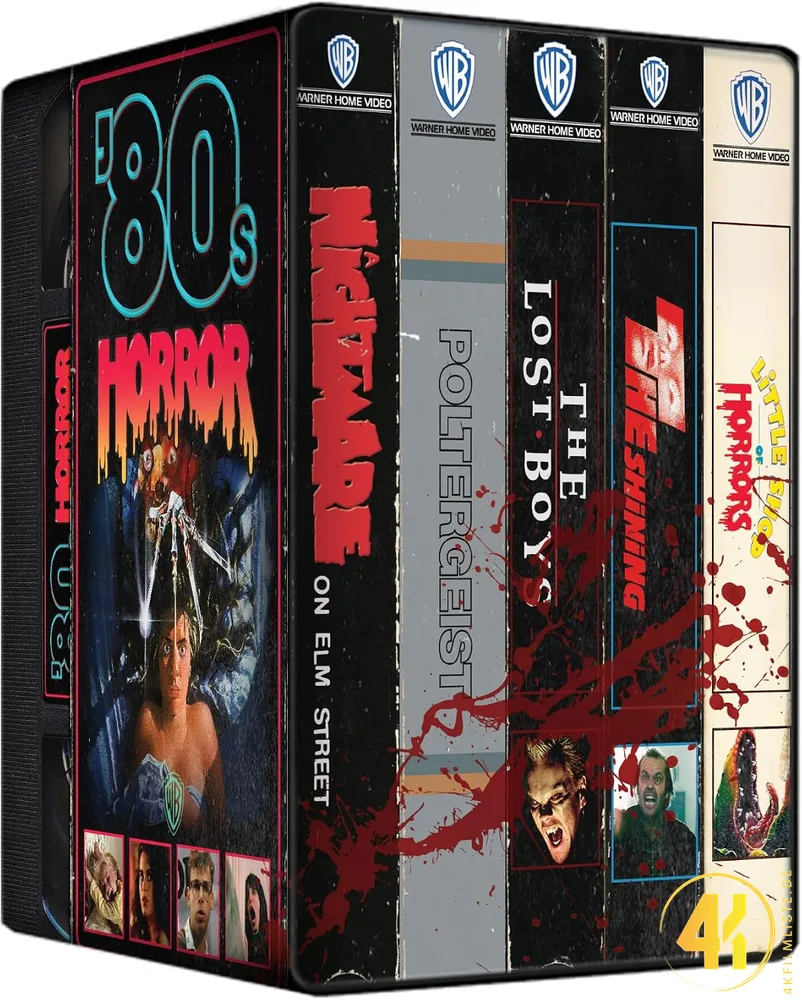 Horror Collection 1980 Library Case 4K Steelbook Ultra HD Blu-ray Disc