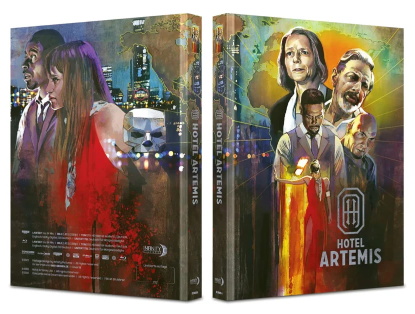 Hotel Artemis – 4K Mediabook B (UHD + Blu-ray Disc)
