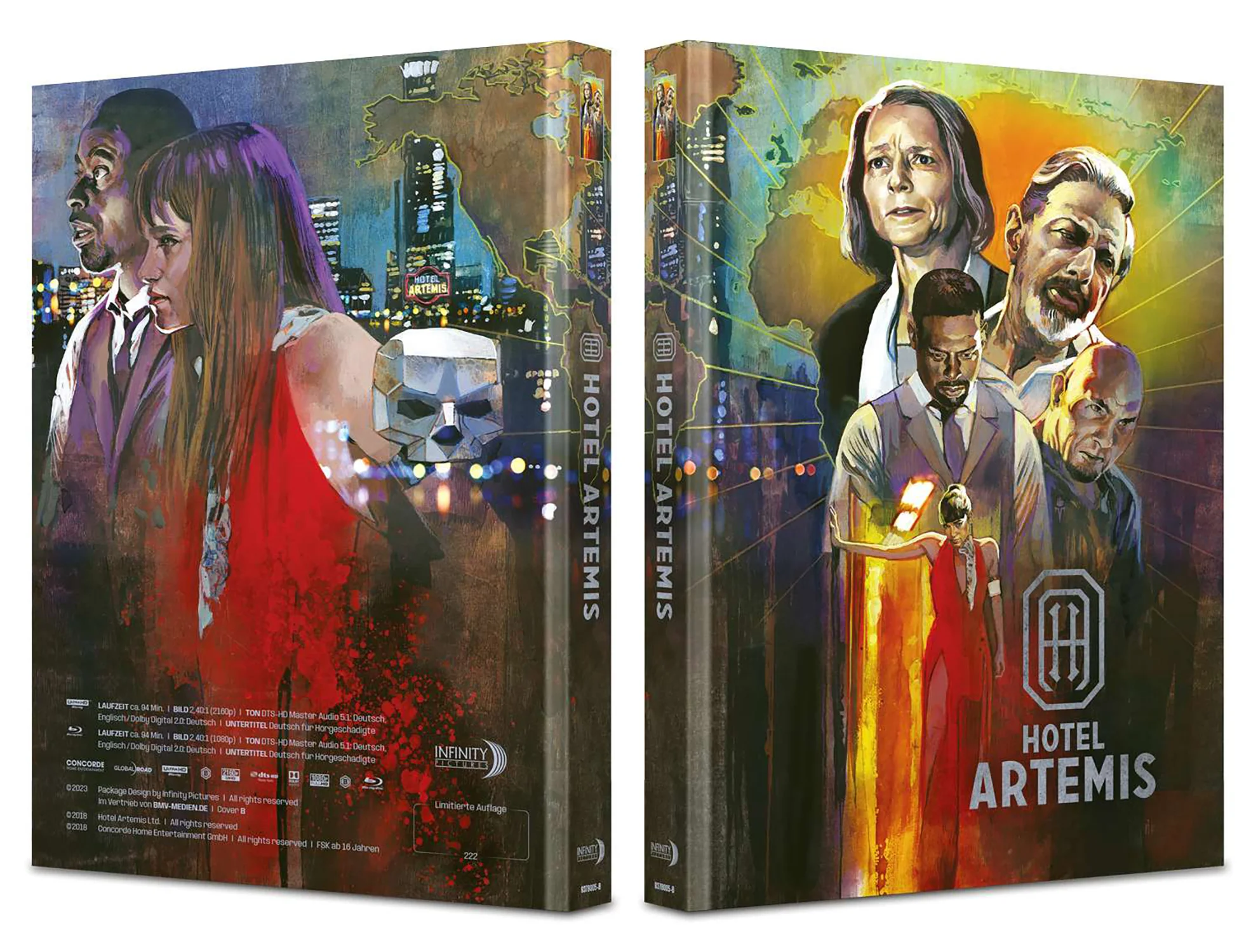 Hotel Artemis – 4K Mediabook B (UHD + Blu-ray Disc)