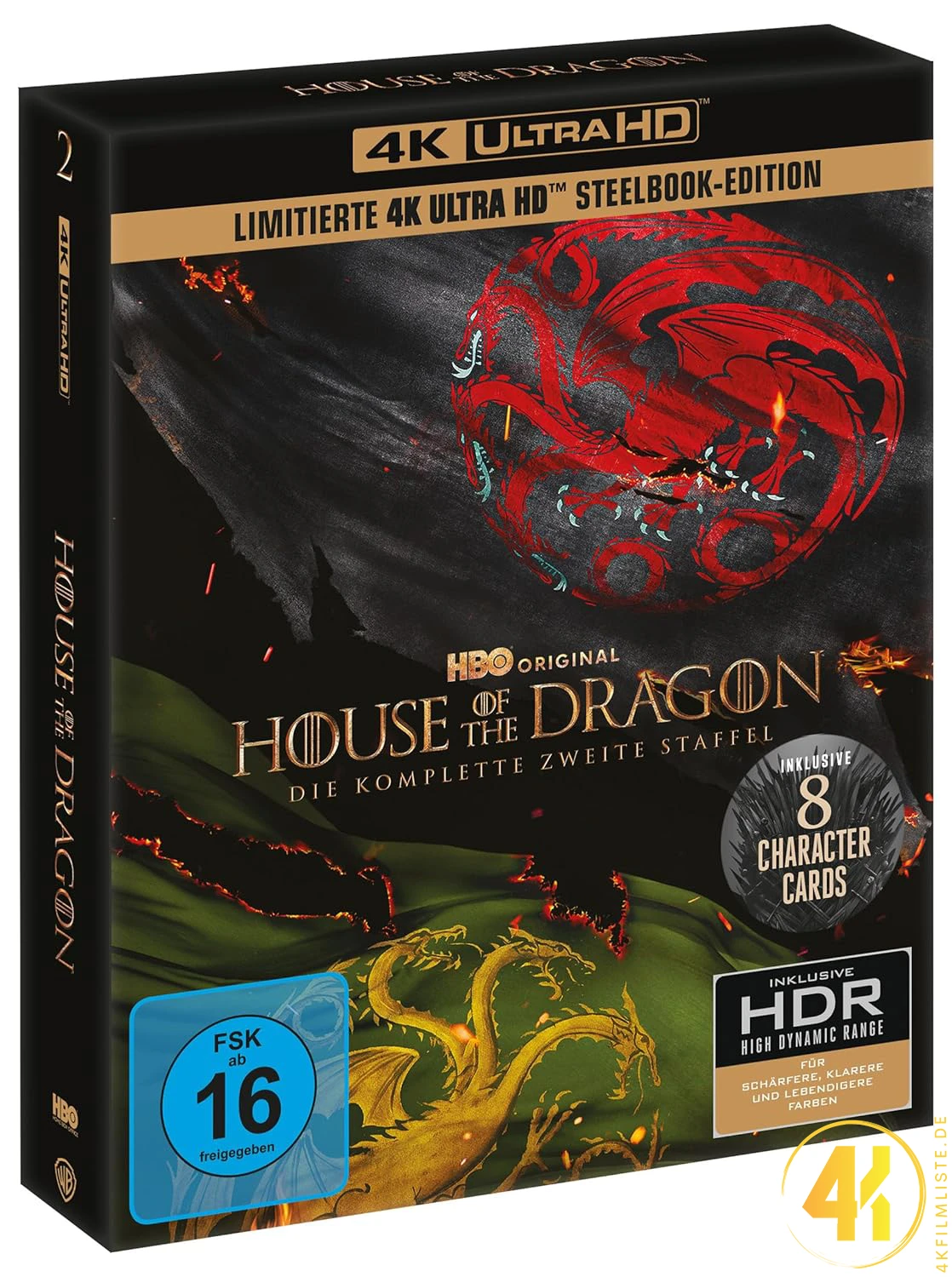 House of the Dragon: Staffel 2 – 4K Steelbook (UHD + Blu-ray Disc)