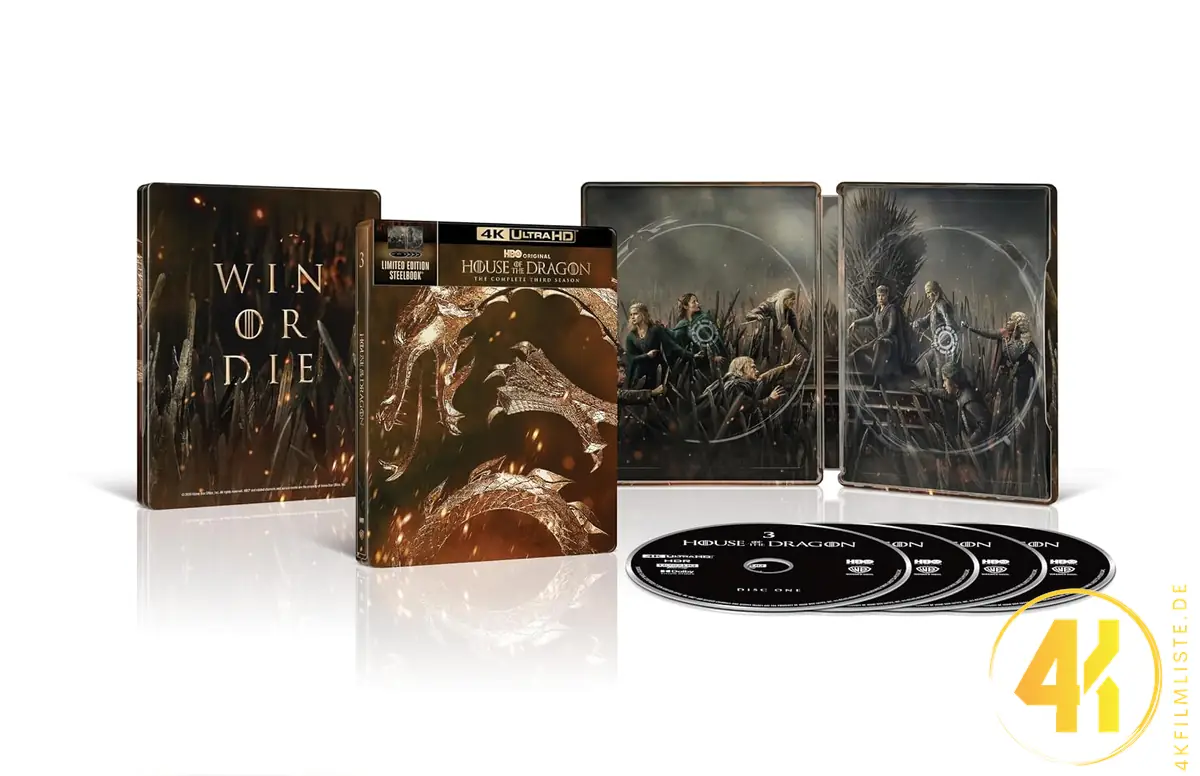 House of the Dragon Staffel 3 4K Steelbook